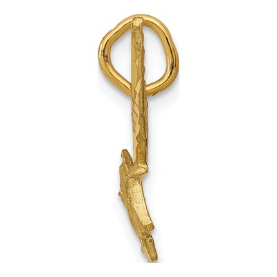 14K Yellow Gold Seagull Pendant – view 3