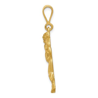 14K Yellow Gold Wrestlers Pendant – view 3