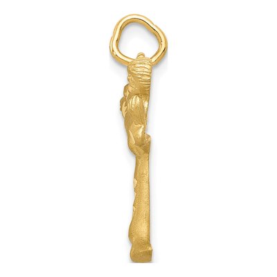 14K Yellow Gold Karate Pendant – view 3