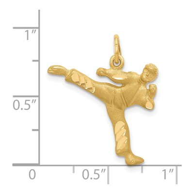 14K Yellow Gold Karate Pendant – view 5