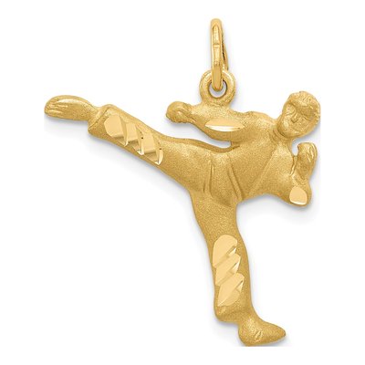 14K Yellow Gold Karate Pendant