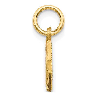 14K Yellow Gold Praying Hands Pendant – view 3