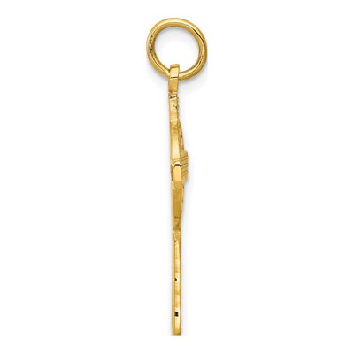 14K Yellow Gold Celtic Cross Pendant – view 3