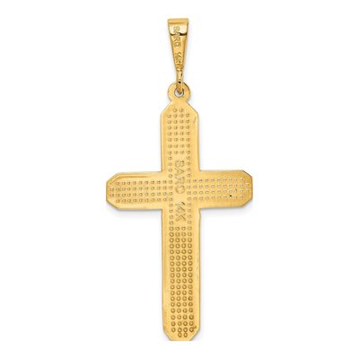 14K Yellow Gold Celtic Knot Cross Pendant – view 4
