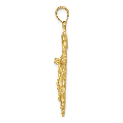 14K Yellow Gold Crucifix Charm – view 3