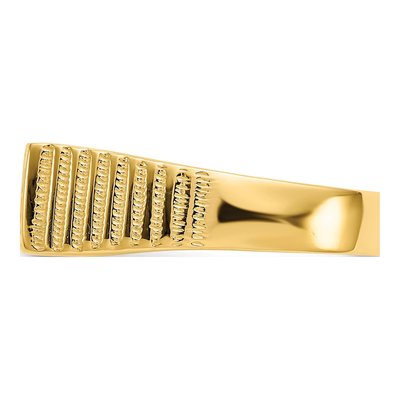 Men's 14K Yellow Gold Signet Ring – view 4
