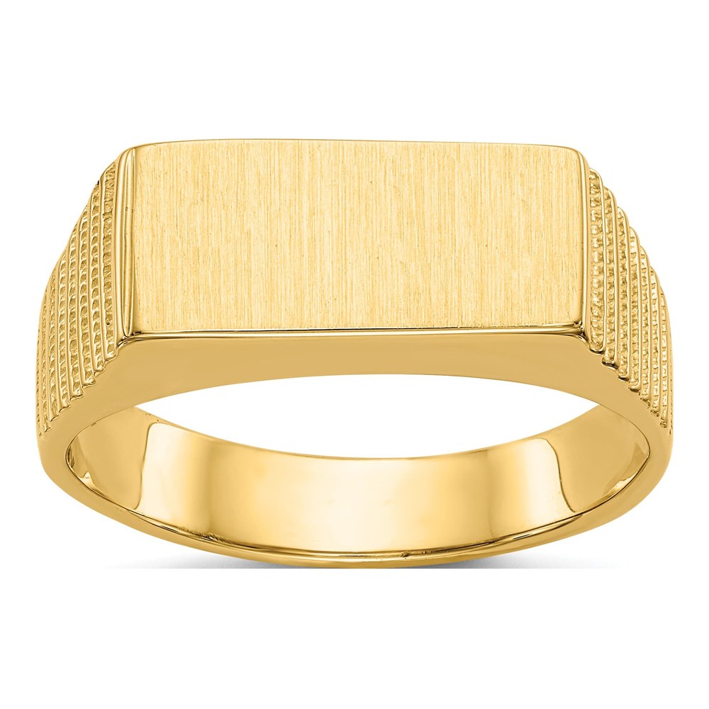 Men's 14K Yellow Gold Signet Ring