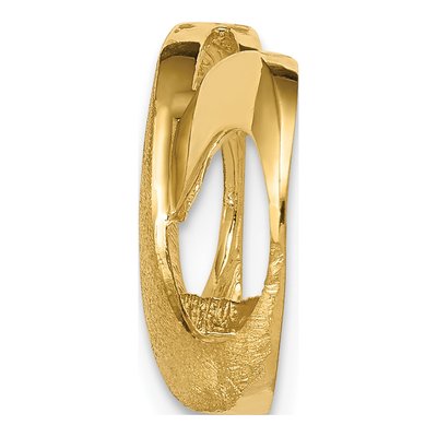 14K Yellow Gold Infinity Slide Pendant – view 3