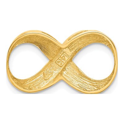 14K Yellow Gold Infinity Slide Pendant – view 4