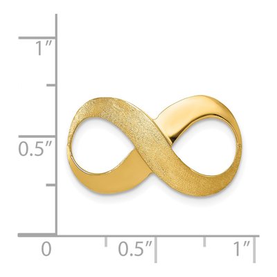 14K Yellow Gold Infinity Slide Pendant – view 5