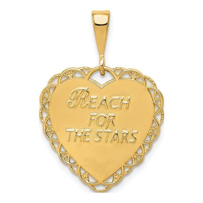 14K Yellow Gold Sweet Reversible Pendant – view 5