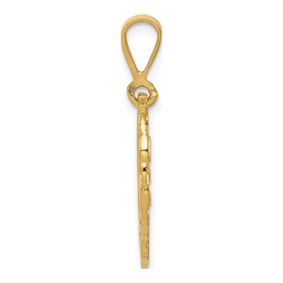 14K Yellow Gold 25th Anniversary Reversible Charm – view 3