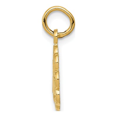 14K Yellow Gold MOM Number 1 Pendant – view 3