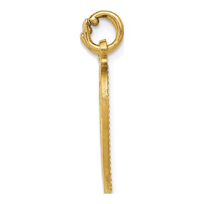14K Yellow Gold Best Sister Break-Apart Heart Charm – view 3