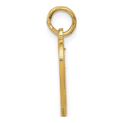 14K Yellow Gold 'very Special Sis' Heart Charm – view 3