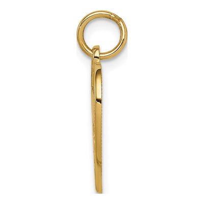14K Yellow Gold Grandma Heart Pendant – view 3