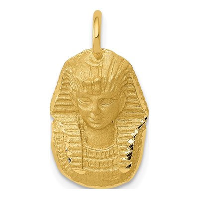 14K Yellow Gold King Tut Pendant