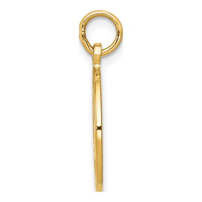 14K Yellow Gold Graduation Cap Pendant – view 3