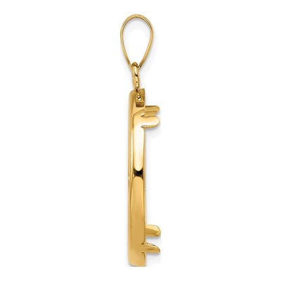 14K Yellow Gold Coin Bezel Coin Bezel – view 3