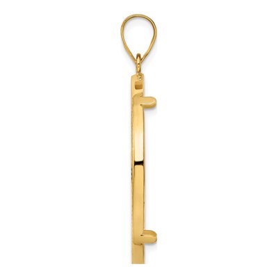 14K Yellow Gold Coin Bezel for 1oz Panda Pendant – view 2