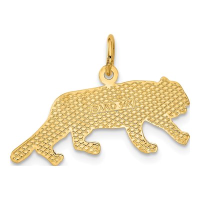 14K Yellow Gold Tiger Pendant – view 4
