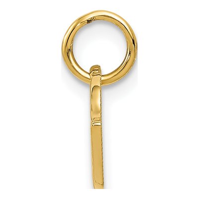 14K Yellow Gold Racing Flags Pendant – view 3
