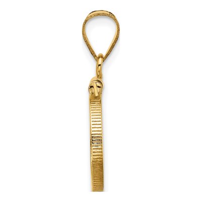 14K Yellow Gold Screw Top Coin Bezel Mount Coin Bezel – view 3
