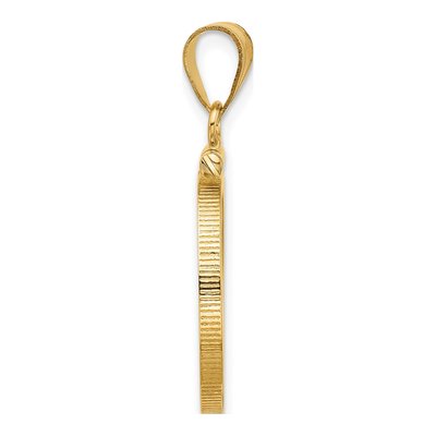 14K Yellow Gold Screw Top Coin Bezel Mount Coin Bezel – view 3