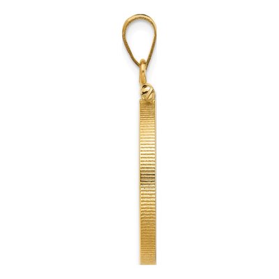 14K Yellow Gold Screw Top Coin Bezel Coin Bezel – view 3
