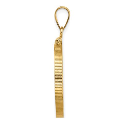 14K Yellow Gold Coin Bezel Coin Bezel – view 3