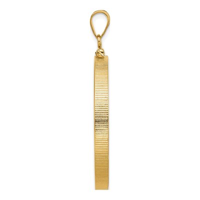 14K Yellow Gold Screw Top Coin Bezel Coin Bezel – view 3