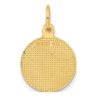 14K Yellow Gold Angel Pendant – view 4