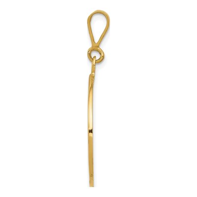 14K Yellow Gold Angel Pendant – view 3