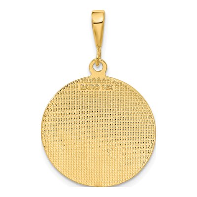 14K Yellow Gold Angel Pendant – view 4