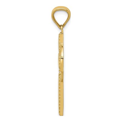 14K Yellow Gold Celtic Cross Pendant – view 3