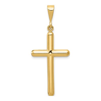 14K Yellow Gold Cross Pendant