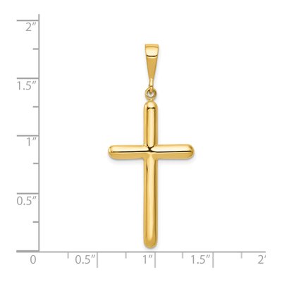 14K Yellow Gold Cross Pendant – view 6