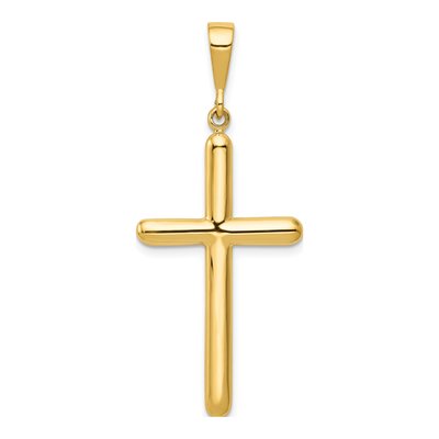 14K Yellow Gold Cross Pendant