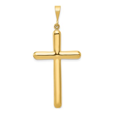 14K Yellow Gold Cross Pendant