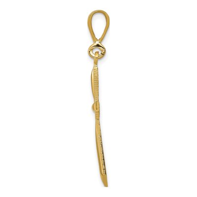 14K Yellow Gold Passion Cross Pendant – view 3