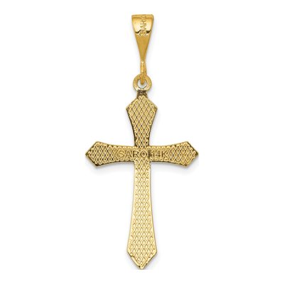 14K Yellow Gold Passion Cross Pendant – view 6