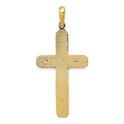 14K Yellow Gold Crucifix Pendant – view 5