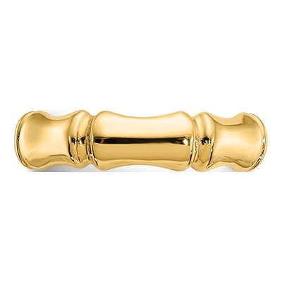 14K Yellow Gold Bamboo Toe Ring – view 4