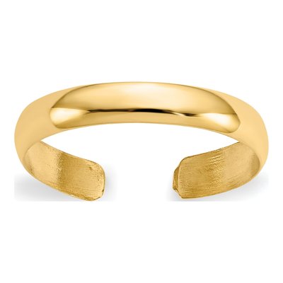 14K Yellow Gold Toe Ring
