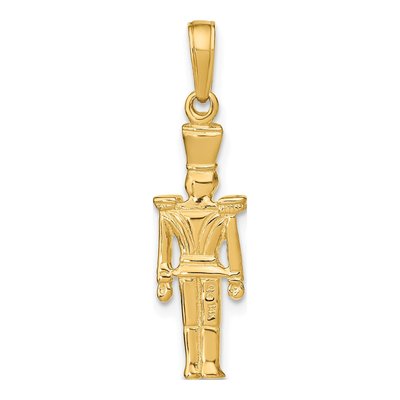 14K Yellow Gold Toy Soldier Pendant – view 4