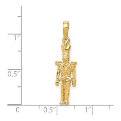 14K Yellow Gold Toy Soldier Pendant – view 5