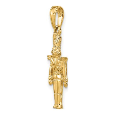 14K Yellow Gold Toy Soldier Pendant – view 6
