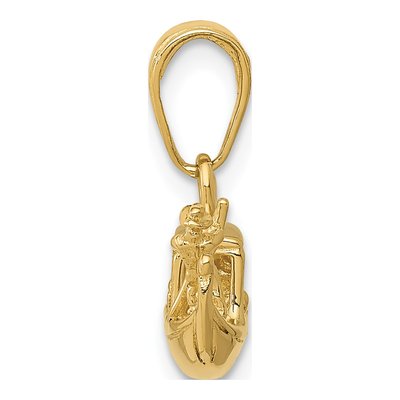 14K Yellow Gold 3-D Gondola Pendant – view 3