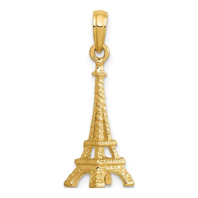 14K Yellow Gold Eiffel Tower Charm – view 4