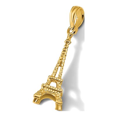 14K Yellow Gold Eiffel Tower Charm – view 7